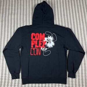 ComplexCon x Verdy 2022 Long Beach Black Pullover Hoodie Men’s Sz M NEW